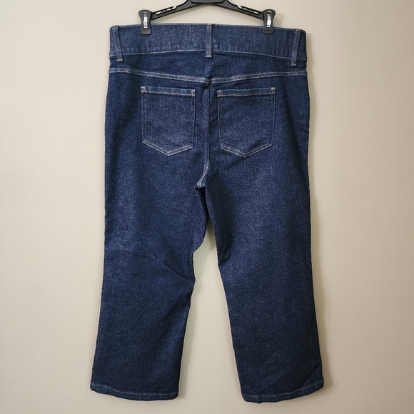 SPANX Dark Blue Jeans Everywear Kick Flare  Ankle High Rise  Suze 1X P - Picture 6 of 7